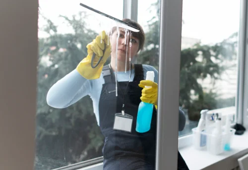 Nettoyage de vitres intérieures et extérieures aux Grandes-Chapelles